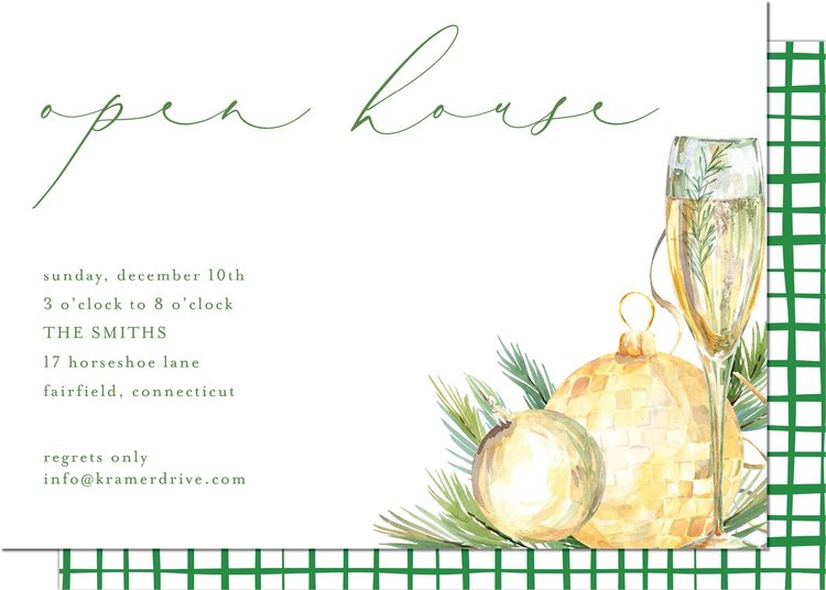 Kramer Drive Holiday Invitation, Open House