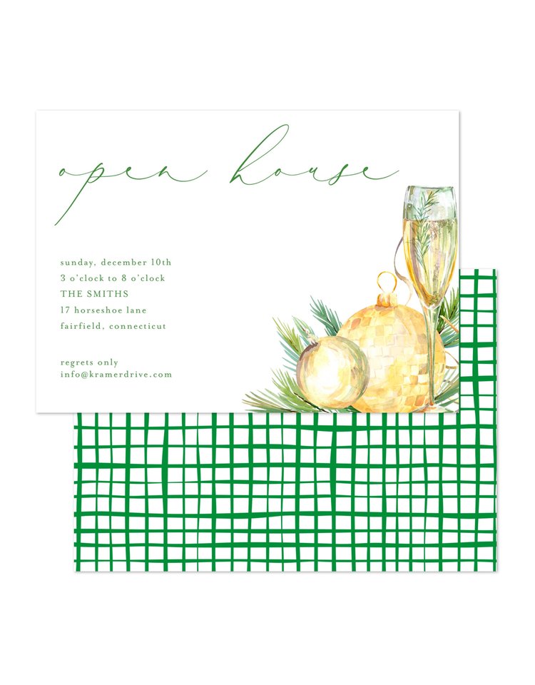 Kramer Drive Holiday Invitation, Open House