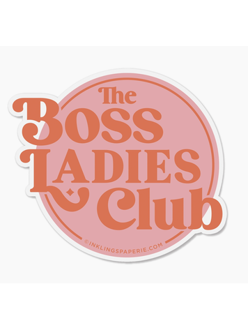 Inklings Paperie Boss Ladies Club Sticker
