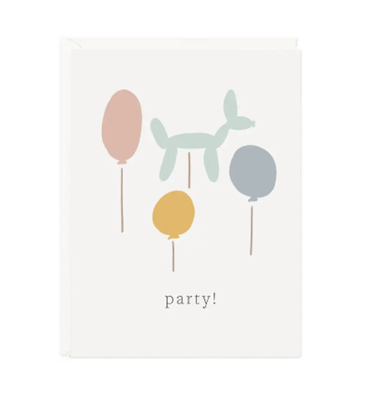 Ramona & Ruth Party Balloons Mini Card