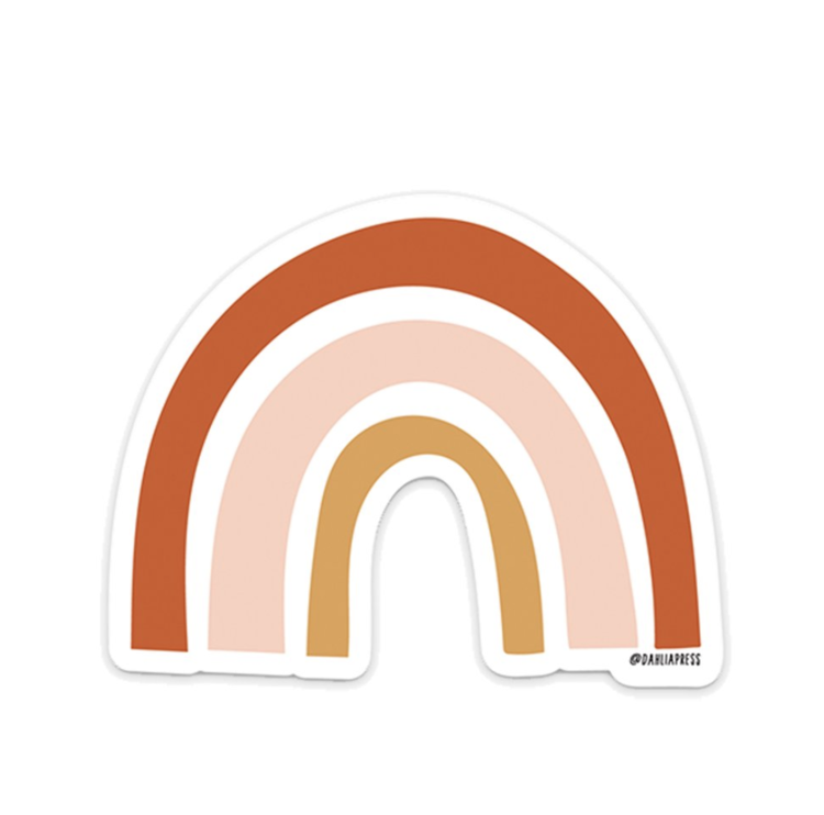 Dahlia Press Rainbow Sticker