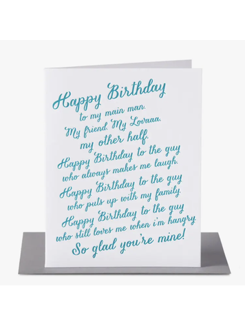 Paper Epiphanies Lover Rant Birthday