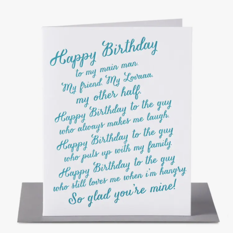 Paper Epiphanies Lover Rant Birthday