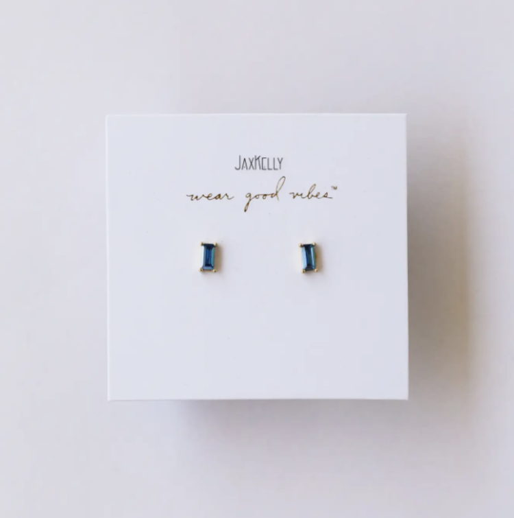 JaxKelly Sapphire Baguette