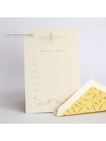 Crane & Co. Engraved Fill-In Invitation