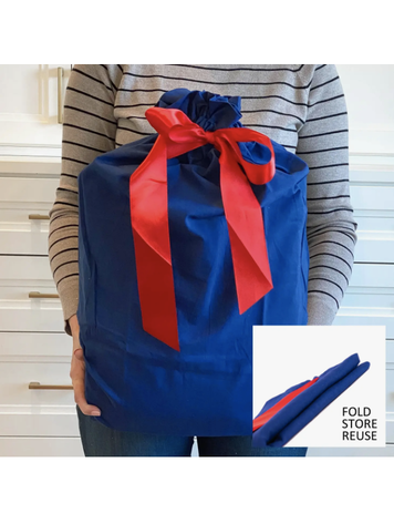 EverWrap Blue Cotton Sleigh Bag