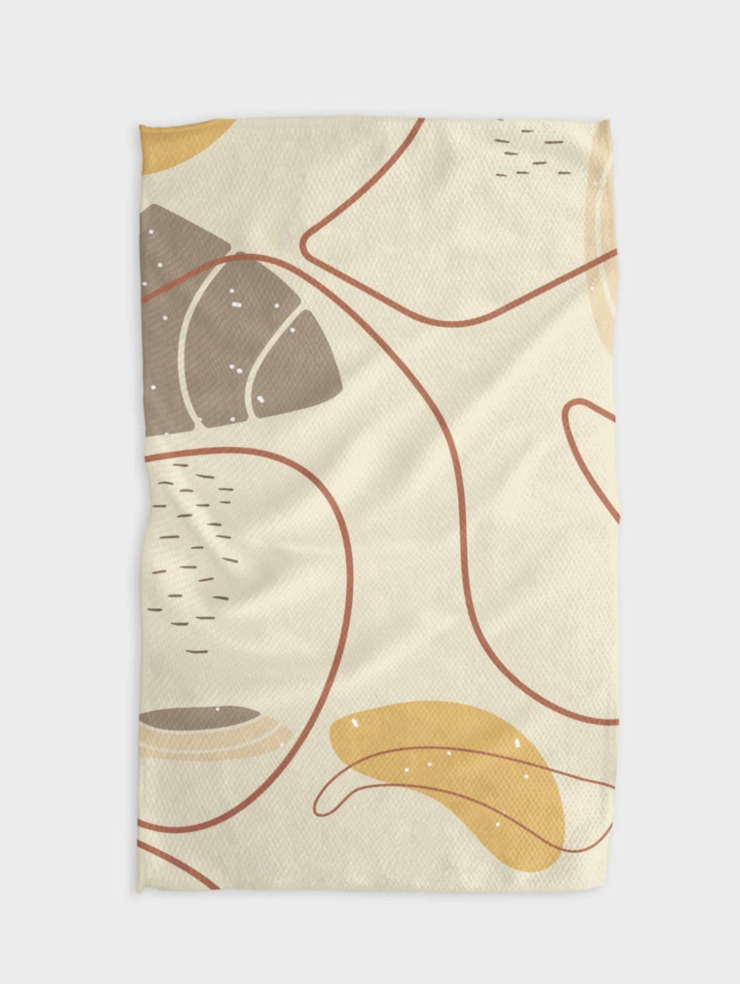 GEOMETRY Changing Colors Tea Towel