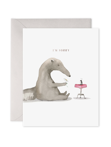 E. Frances Paper Studio Anteater Sorry