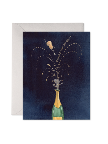 E. Frances Paper Studio Champagne Congrats