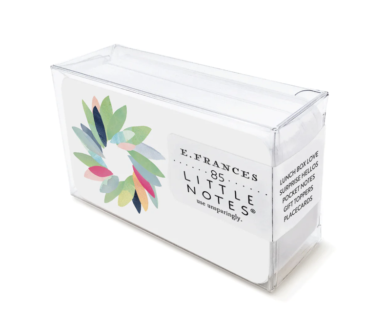 E. Frances Paper Studio Colorful Wreath Little Notes