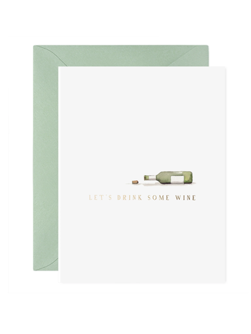 E. Frances Paper Studio Drink Wine