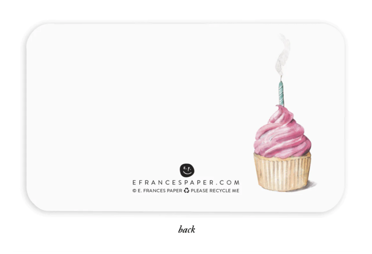 E. Frances Paper Studio Pink Cupcake Little Notes