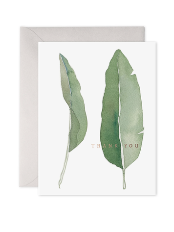 E. Frances Paper Studio Thank You Leaves