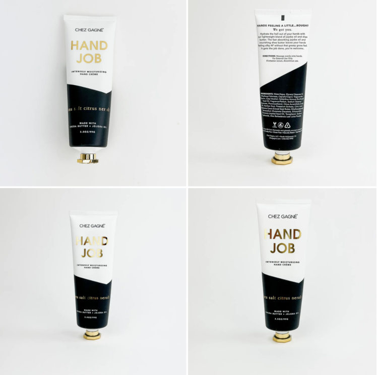 Chez Gagne Letterpress Hand Job Hand Créme