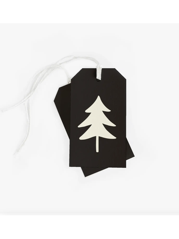 Dahlia Press Gift Tag , Trees