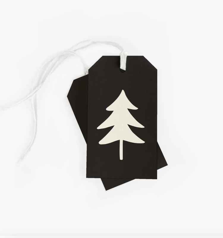 Dahlia Press Gift Tag - Trees