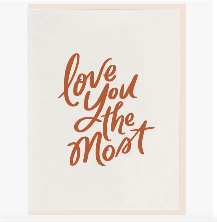 Dahlia Press Love You Most