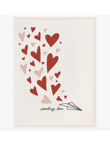 Dahlia Press Valentines Plane