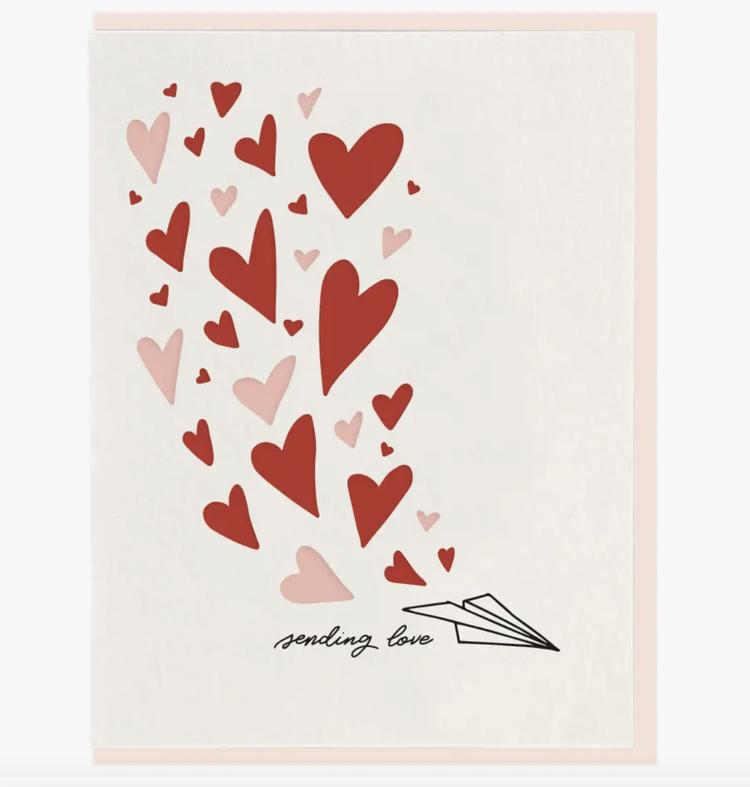 Dahlia Press Valentines Plane