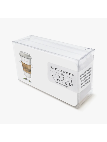 E. Frances Paper Studio Awesome Coffee Little Notes