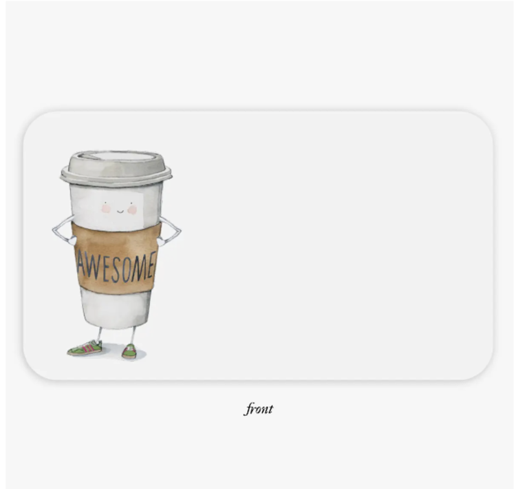 E. Frances Paper Studio Awesome Coffee Little Notes