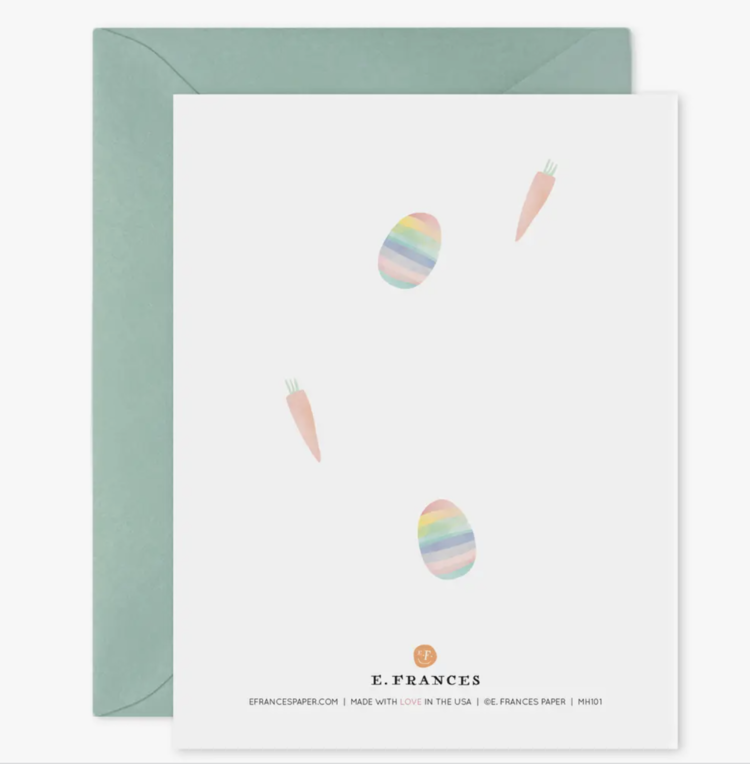 E. Frances Paper Studio Egg + Carrot Card