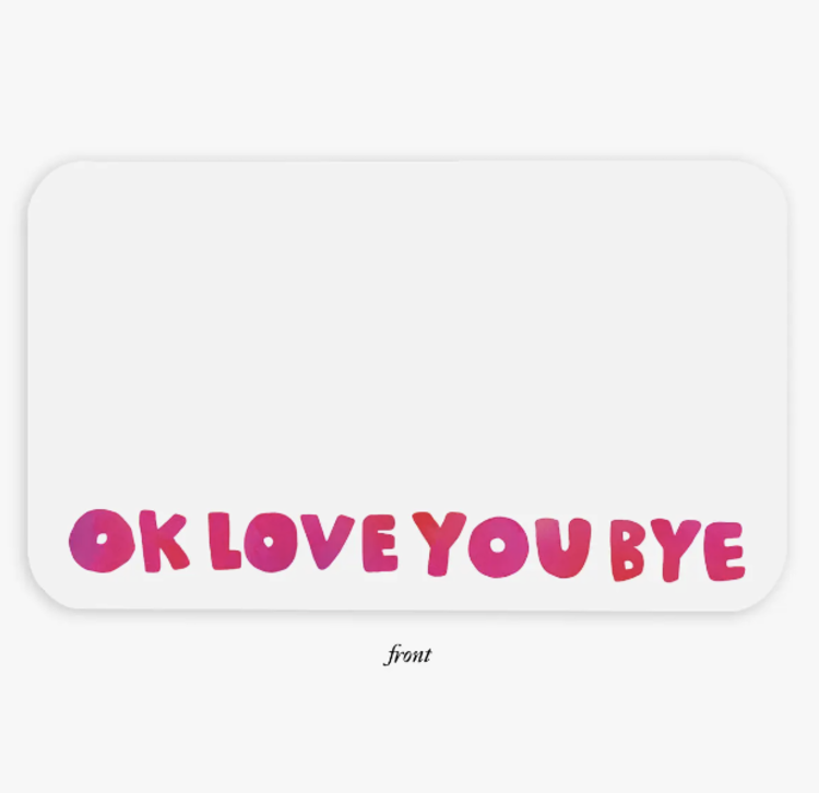 E. Frances Paper Studio Okloveyoubye Little Notes