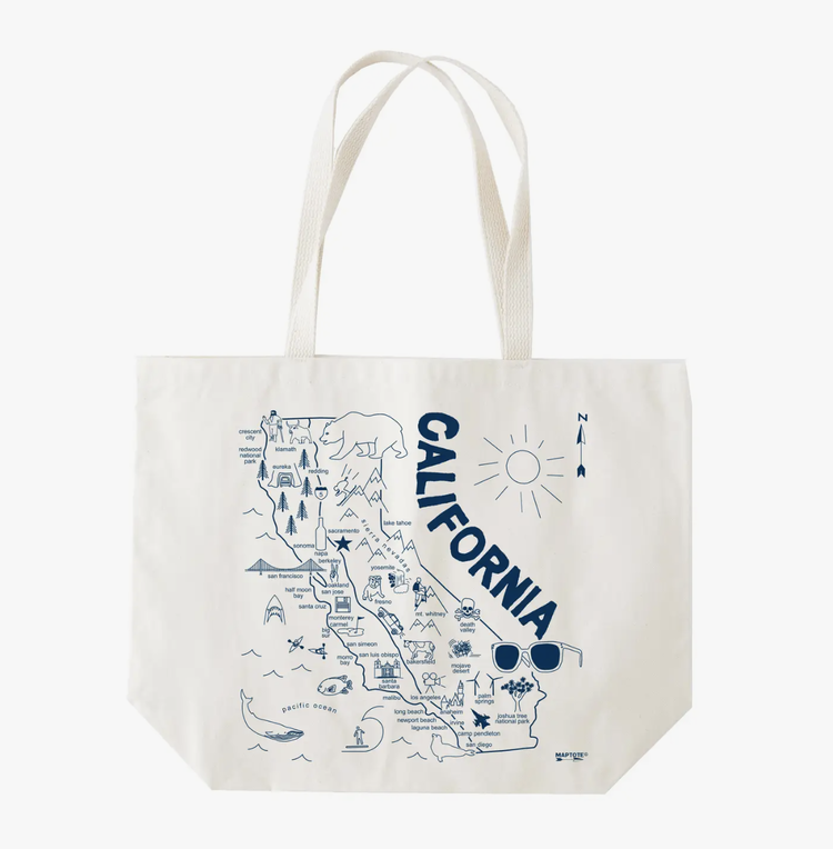 Maptote California Beach Tote