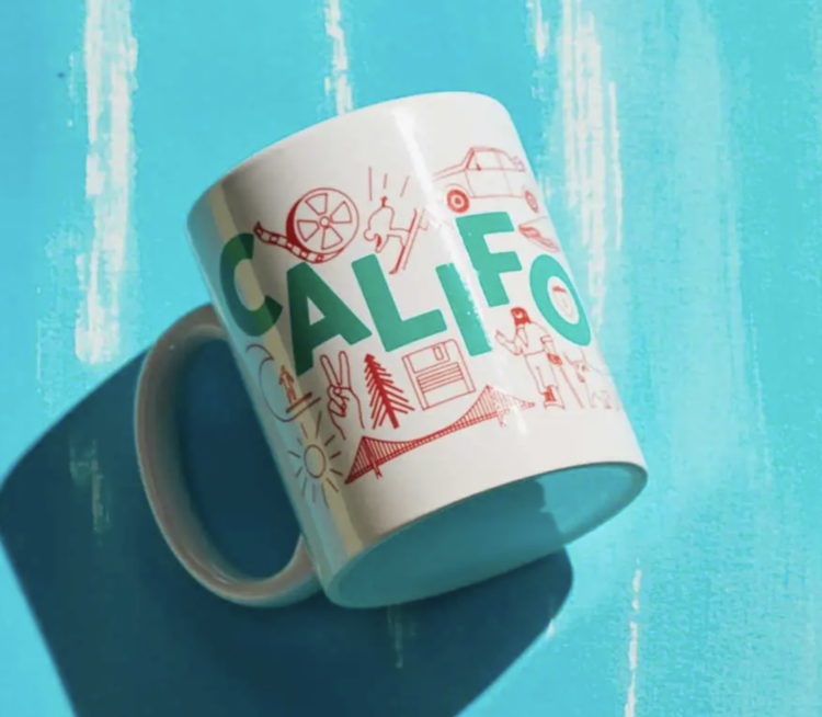 Maptote California Mug