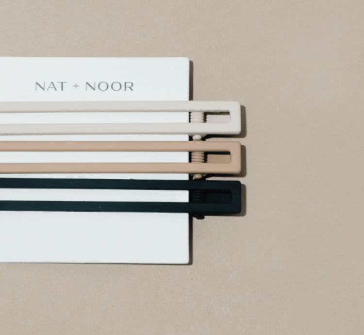 Nat and Noor Yarrow Hair Clip, Various Colors