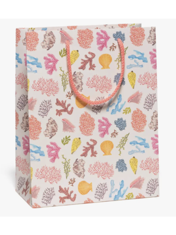 Red Cap Cards Corals gift bag, Large