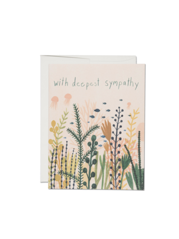 Red Cap Cards Underwater Sympathy
