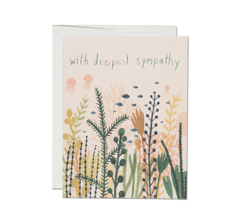 Red Cap Cards Underwater Sympathy