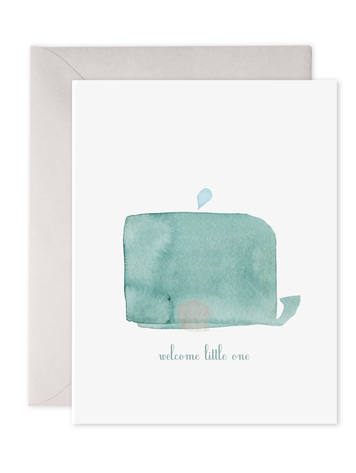 E. Frances Paper Studio Welcome Little One Whale
