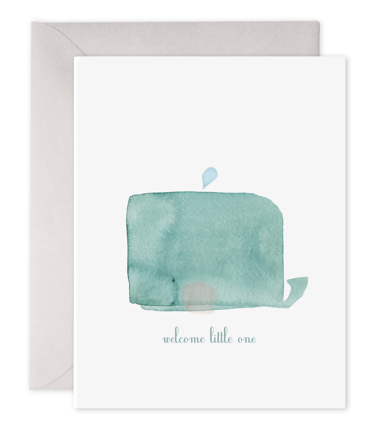 E. Frances Paper Studio Welcome Little One Whale