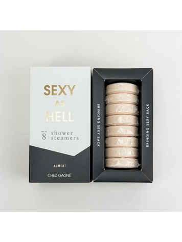 Chez Gagne Letterpress Sexy As Hell Shower Steamers