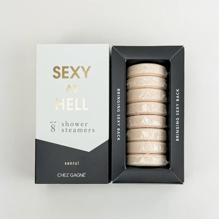 Chez Gagne Letterpress Sexy As Hell Shower Steamers