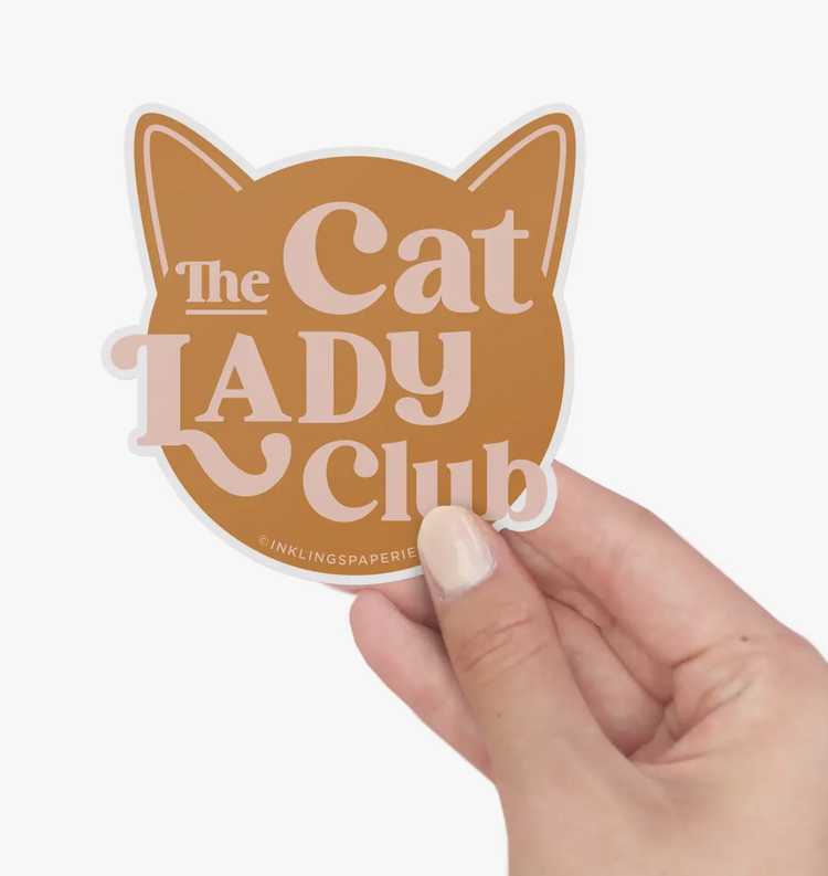 Inklings Paperie Cat Lady Club Sticker
