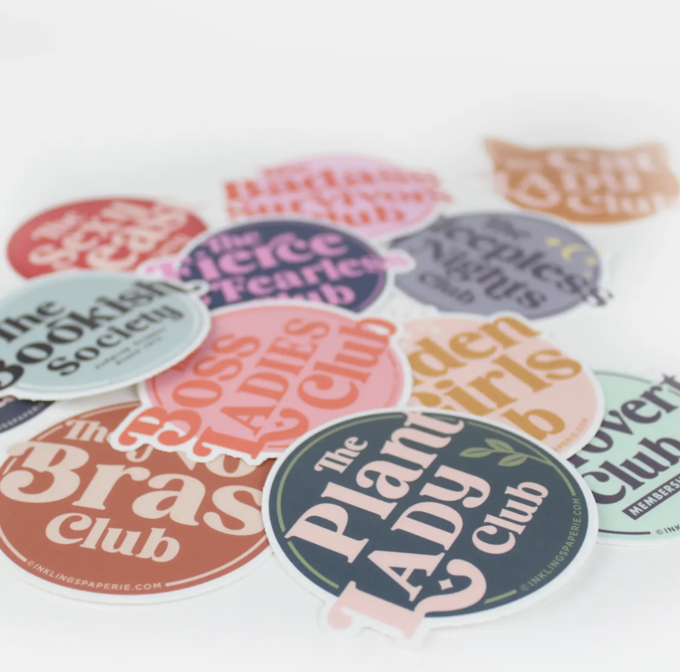 Inklings Paperie Cat Lady Club Sticker