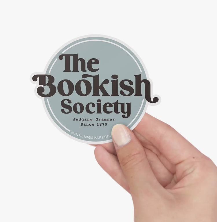Inklings Paperie Bookish Society Sticker