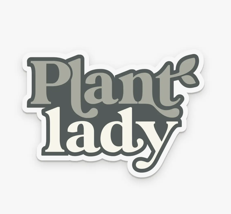 Ruff House Art Plant Lady Sticker