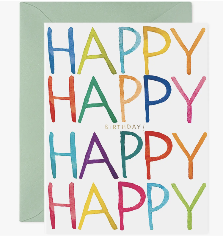 E. Frances Paper Studio Really Happy Birthday