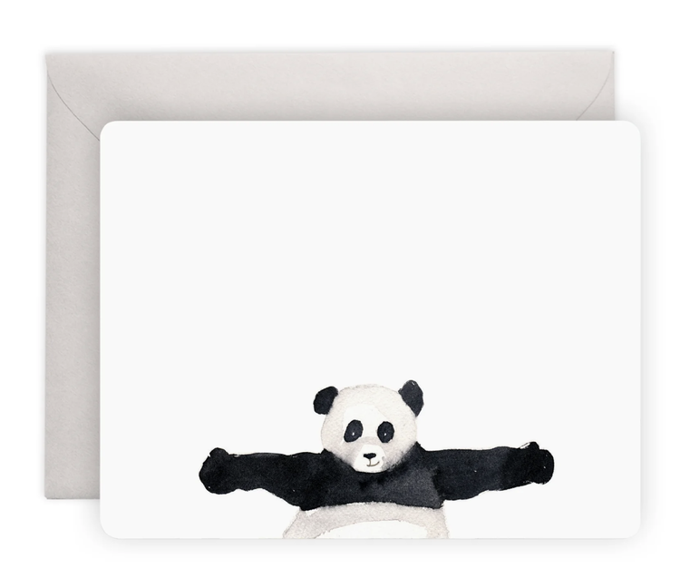 E. Frances Paper Studio Panda Hug Flat Notes