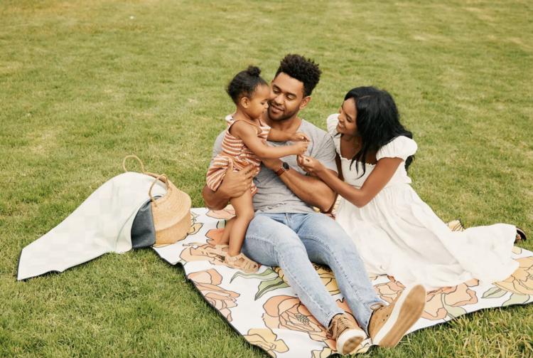 Geometry Over The Hill Beach Blanket