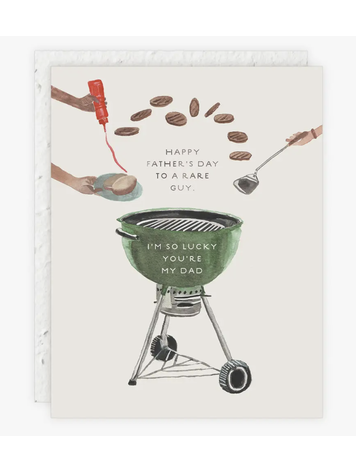 Seedlings Grilling - Father's Day Card