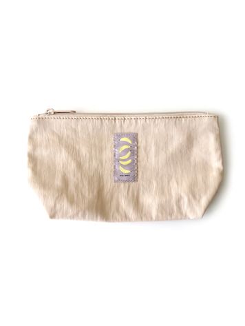 Hali Hali Bananas Small Pouch - Dusty Rose/Taupe