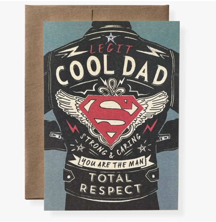 Karen Adams Designs Cool Dad Greeting Card