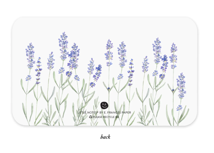 E. Frances Paper Studio Lavender Little Notes