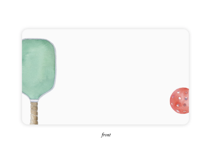 E. Frances Paper Studio Pickleball Little Notes