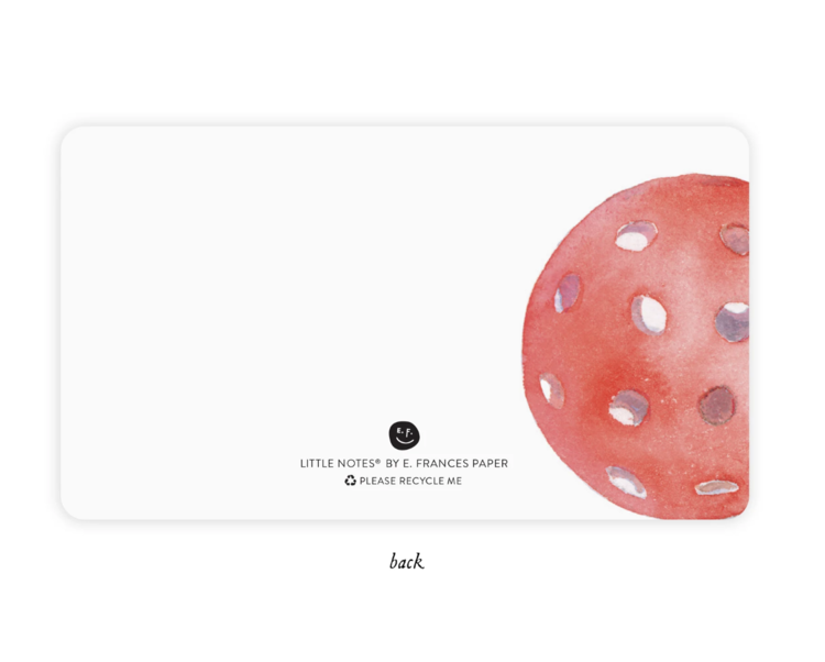 E. Frances Paper Studio Pickleball Little Notes
